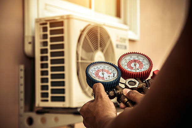 Professional Hvac technician working in Birmingham, NJ